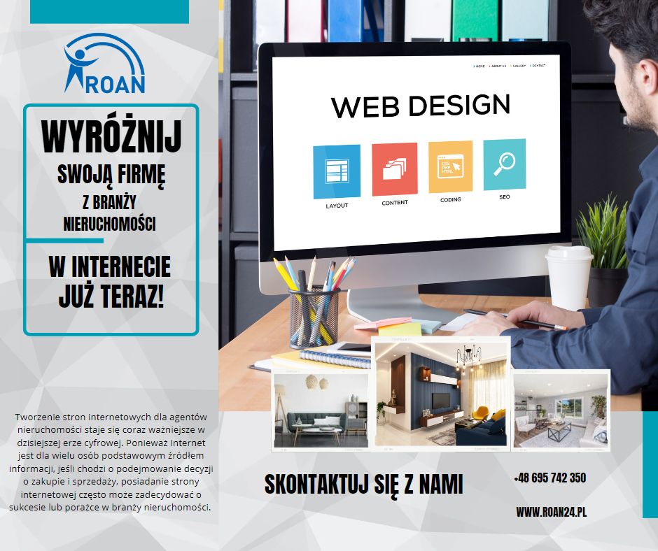 projektowanie stron internetowych dla biur nieruchomości roan24