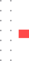 Układ szarych kropek z czerwonym kwadratem użyty w tle banneru ROAN24